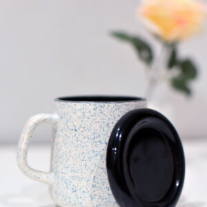 Sprinkal Ceramic Mug with Black Lid