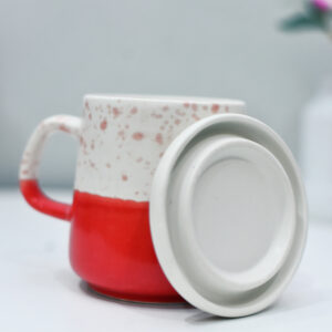 Ceramic Mug with Lid-D/10